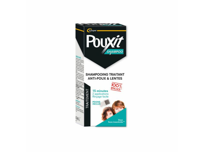 Shampooing Traitant Anti-poux Et Lentes + Peigne 200ml Pouxit