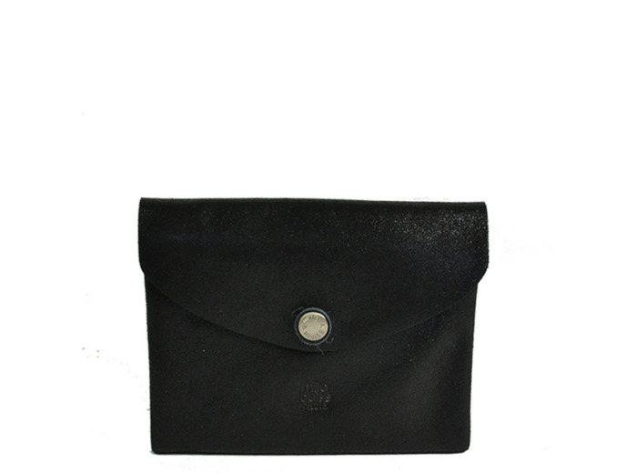 Mila Louise Monylx X Porte-Monnaie cuir Pailleté Noir