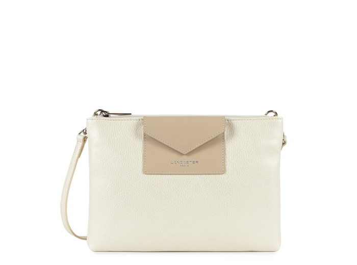 Lancaster Maya Sac Pochette 517-27 Blanc Nacré