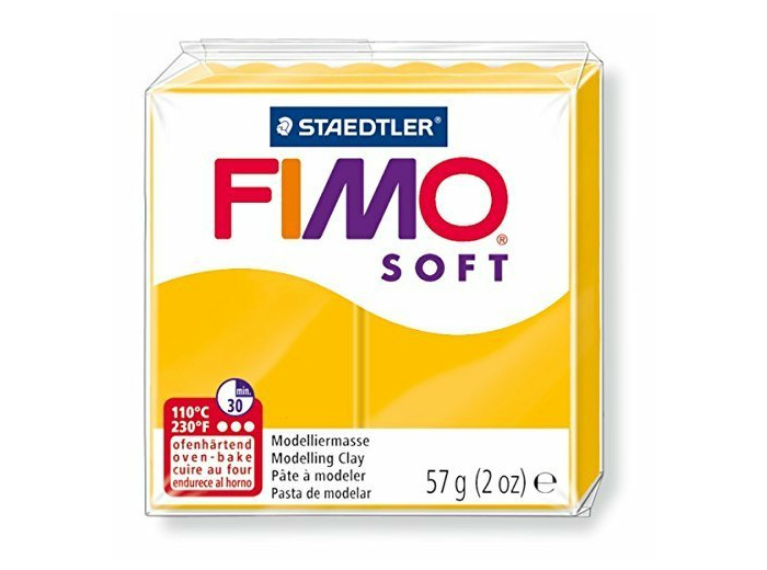 Pâte à modeler "Fimo Soft" - Jaune soleil