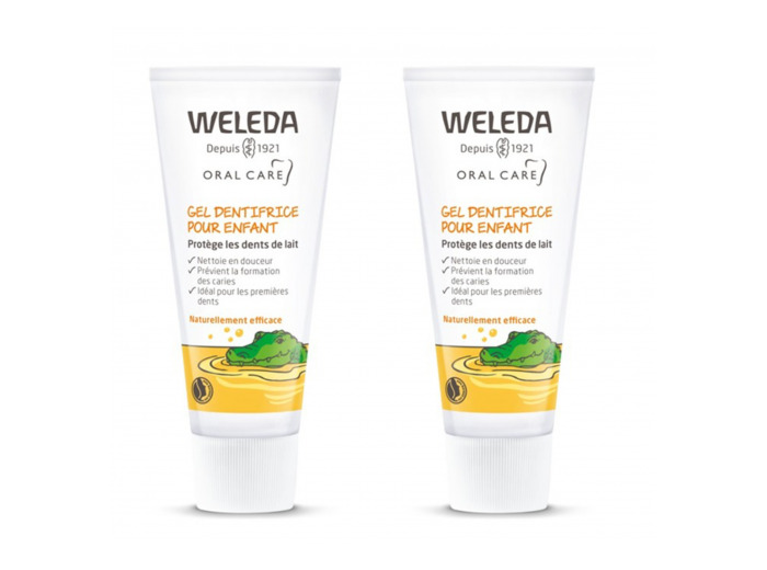 WELEDA GEL DENTRIFRICE ENFANT 50MLX2