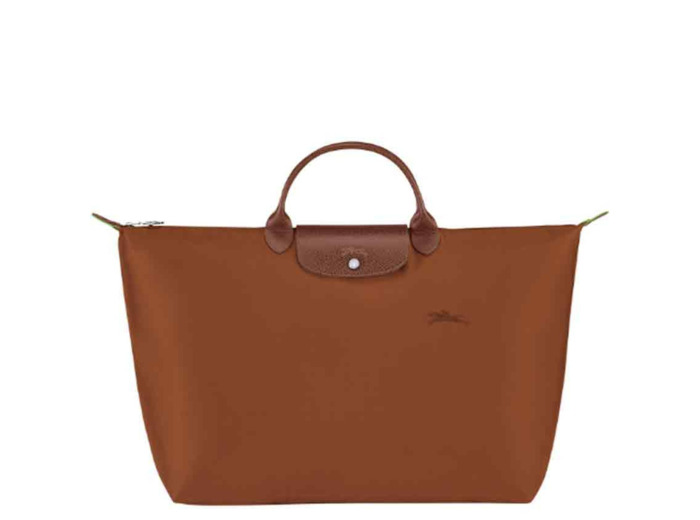Longchamp Le Pliage Green Sac De Voyage S Cognac