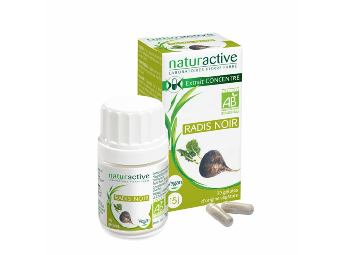 Radis Noir Bio 30 Gelules Naturactive