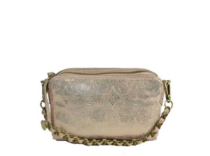 Mila Louise Mama XS MX Petit Sac Trotteur Cuir Imprimé Rosée