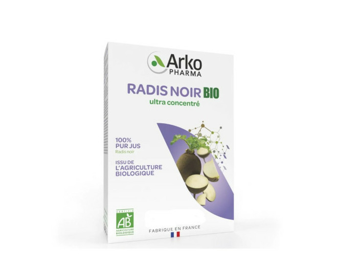 Radis Noir Bio 20 Ampoules Arkofluides Arkopharma
