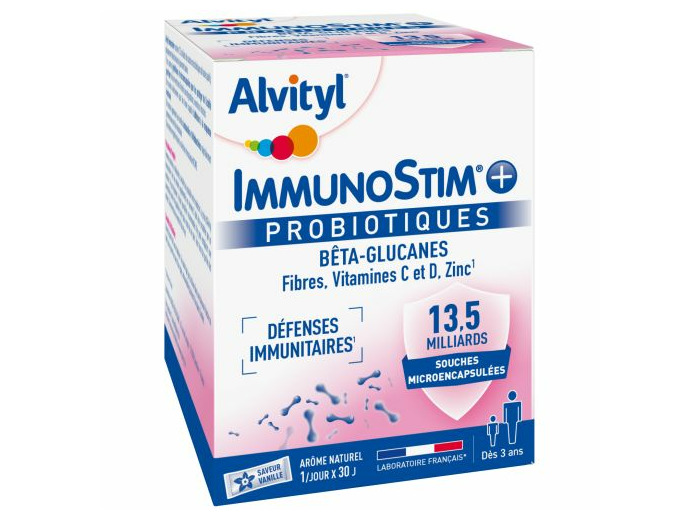 Immunostim Probiotiques 30 sachets Défenses Immunitaires Alvityl