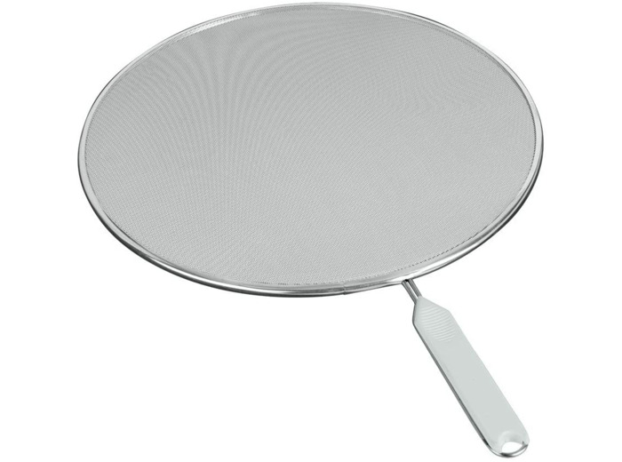 Metaltex 206129 Anti-Éclaboussures Fritto 29cm en Conserve, Acier Inoxydable, Argent, 5 cm