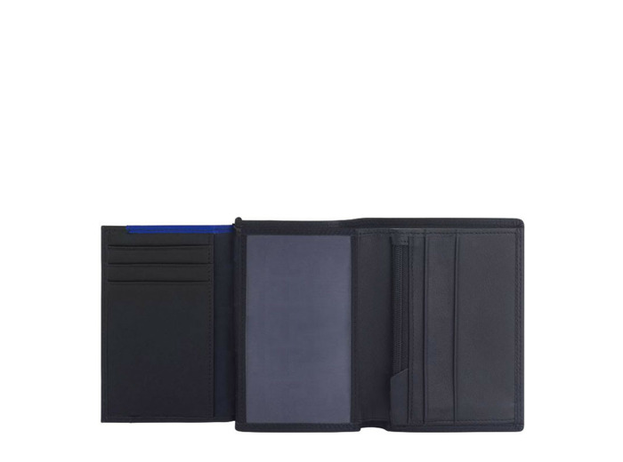 Le Tanneur Martin Petit Portefeuille Vertical 2 Volets Noir