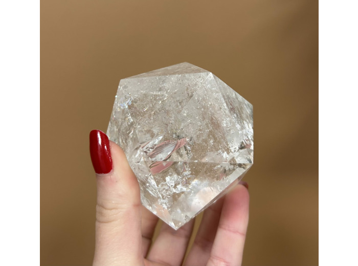 ICOSAÈDRE CRISTAL DE ROCHE