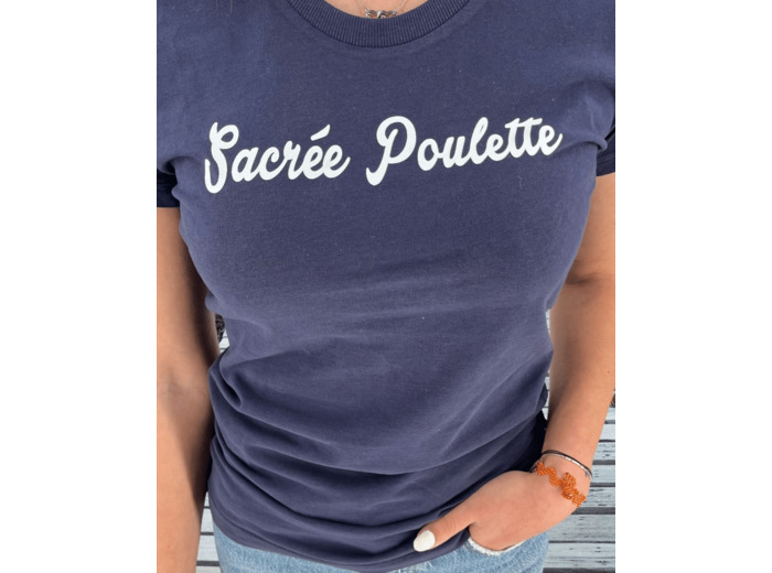 T-shirt Sacrée poulette