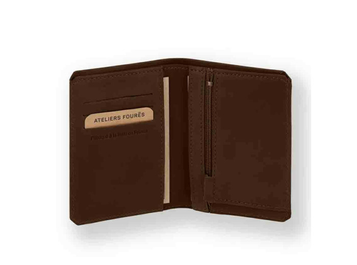 Ateliers Fourès Baroudeur Portefeuille  F958 Cognac