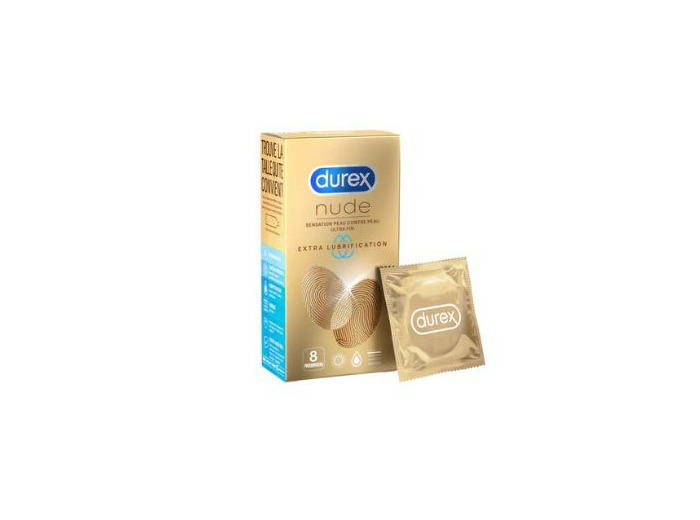 DUREX NUDE XTRA LUB X8 NSFP