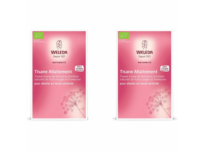 Duo Tisane Allaitement Fruits Rouges 2x20 Sachets Weleda
