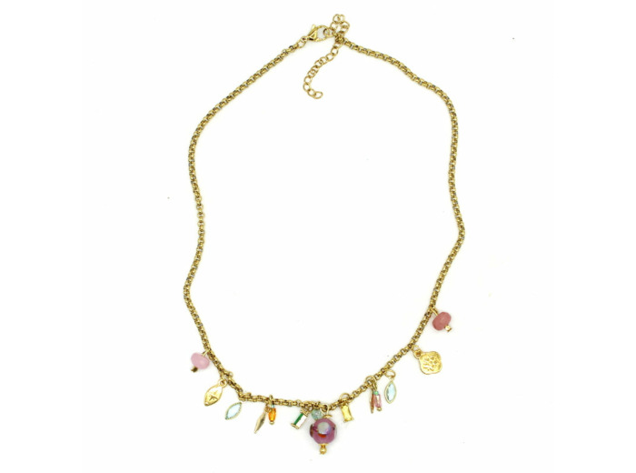 Collier ras de cou pampilles Yuna