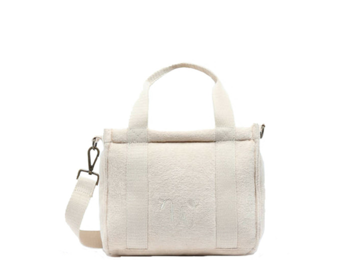 Woomen Alysse Sac Porté Travers En Coton Bio Chalk