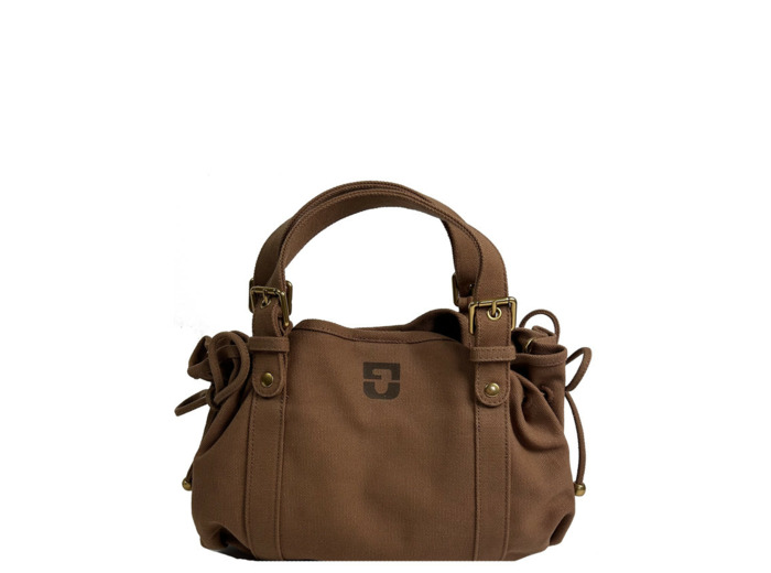 Gérard Darel Le 18 Heures Sac Porté Travers En Toile Beige