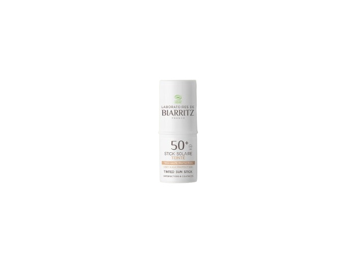 Stick solaire Teinté SPF50+ Bio 9g Soins Solaires Imperfections et cicatrices Laboratoires De Biarritz