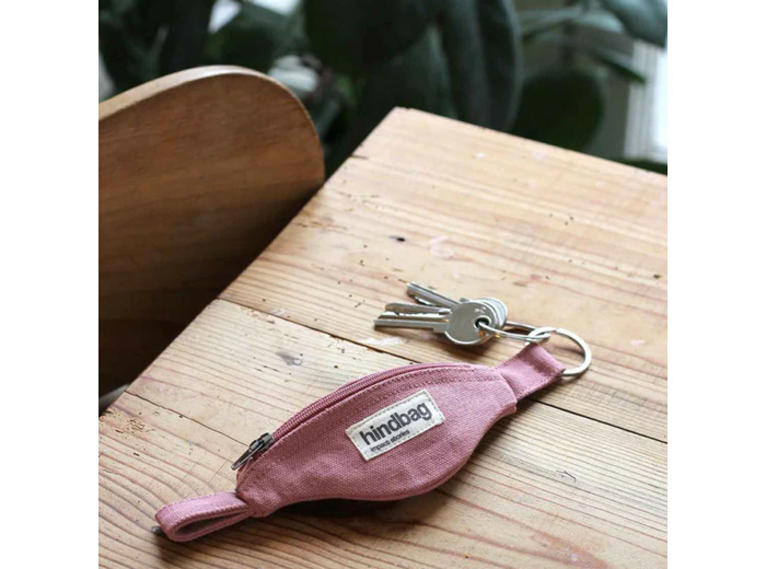 Hindbag Côme Porte Clés Sac Banane Rose Blush