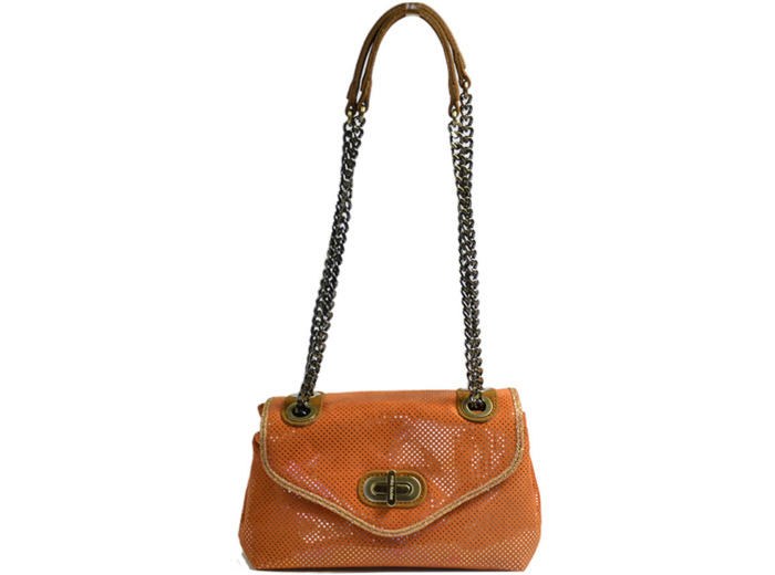 Mila Louise Lania DS Sac Bandoulière Toile Pois Jaune