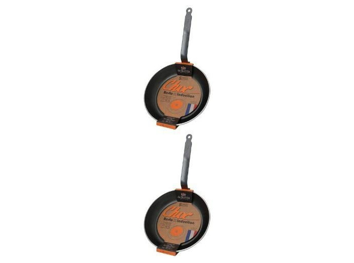De Buyer  Poêles Choc Resto 24 CM Induction Poêle Ronde