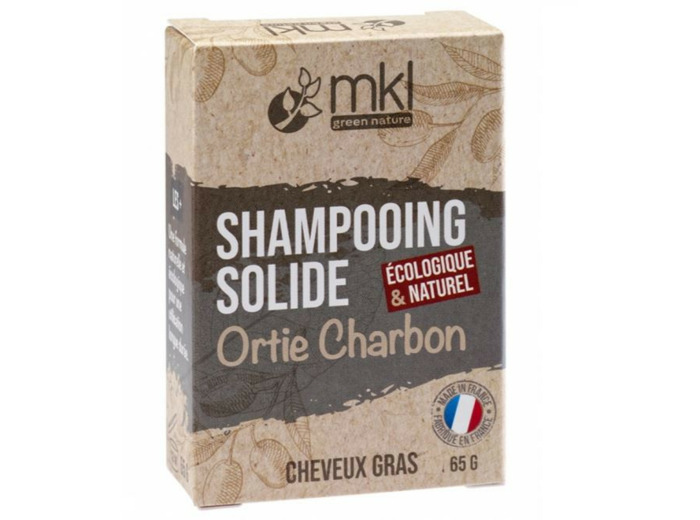 MKL SHAMPOOING SOLIDE ORTIE CHARBON 65G