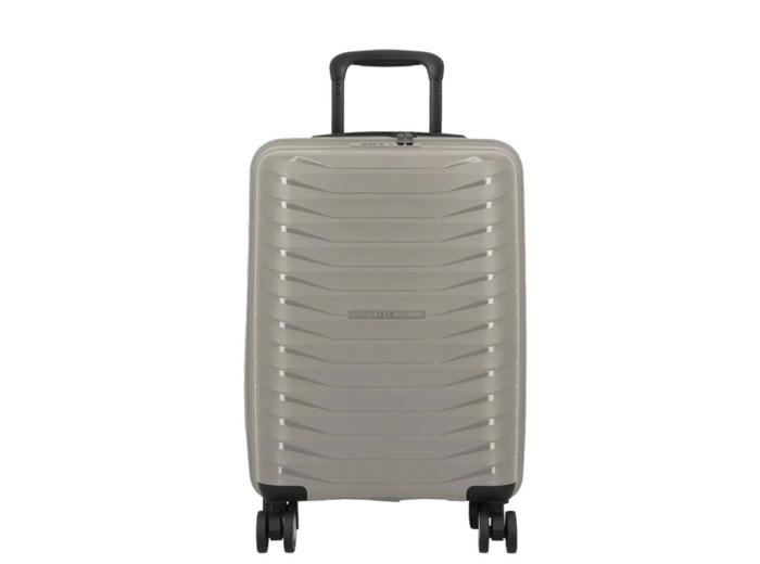 Jump Inlu Valise Cabine Rigide Ultra Légère 4 Roues Tsa 55Cm Beige