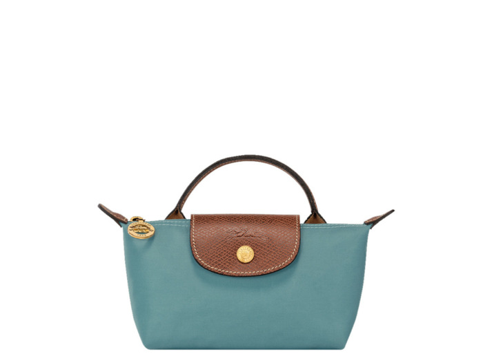 Longchamp Le Pliage Original Trousse De Cosmétique Avec Poignée Eucalyptus