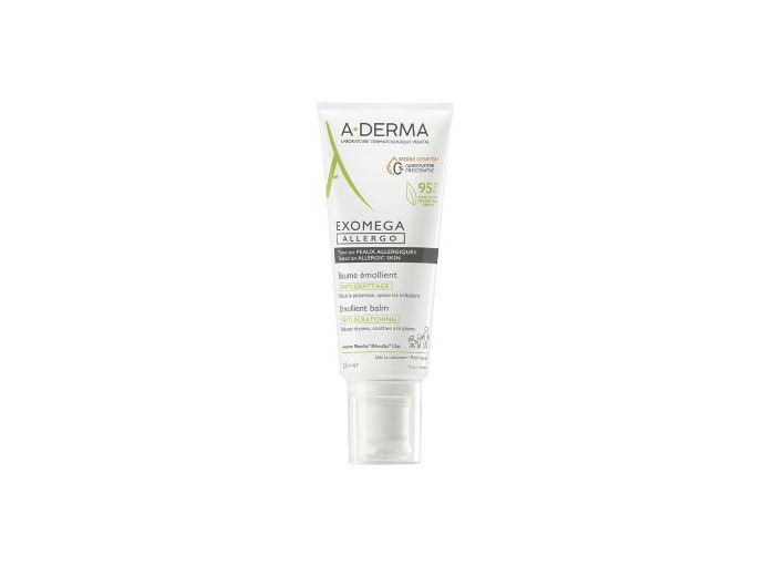 Baume Emolient anti-grattage 200ml Exomega Allergo Peaux allergiques A-Derma