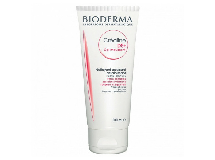 Gel nettoyant Anti-rougeur 200ml Crealine Ds+ Peaux sensibles Bioderma