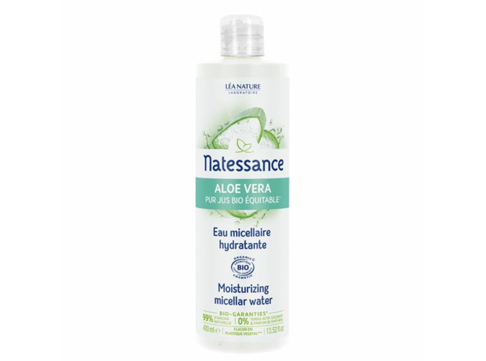 NATESSANCE EAU MICELLAIRE ALOE FL400ML