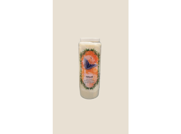 BOUGIE DE NEUVAINE PAPILLON