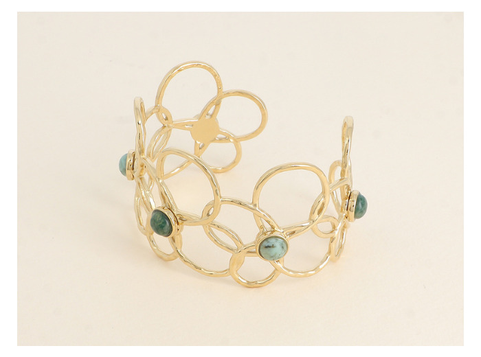 BRACELETS MANCHETTES FLORALES