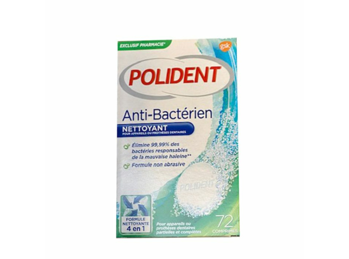 POLIDENT NETTOY BACT 72