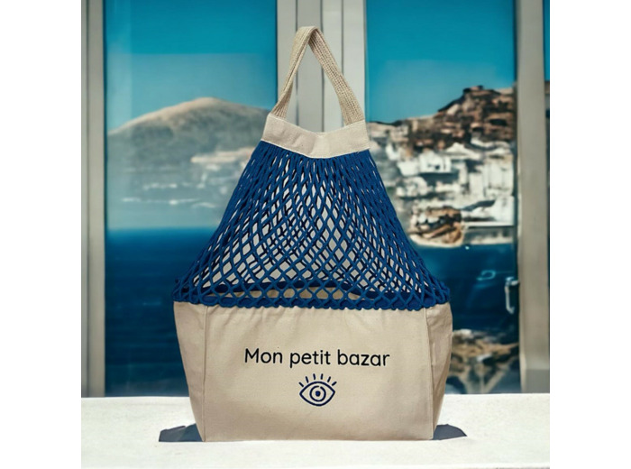 Shoppinette Filet A Provisions XL Mon petit bazar Bleu
