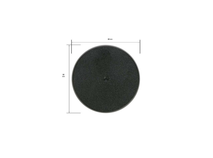 Socle rond 80mm