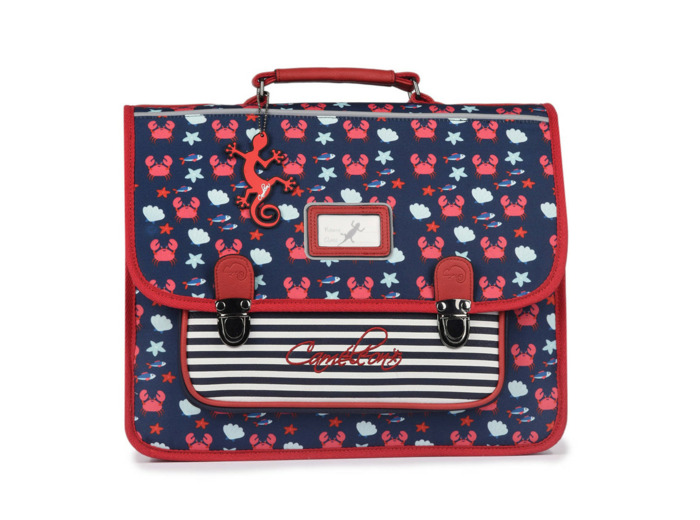 Caméléon Rétro Cartable 38cm Navy Crab