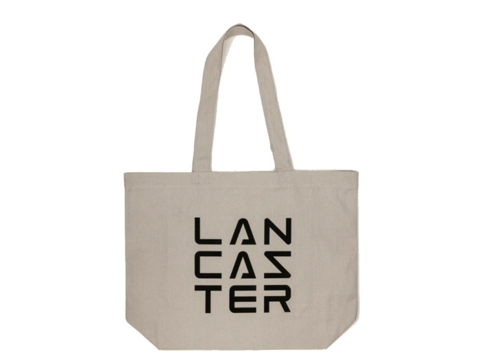 Lancaster Tote Bag 3 Lines Sac Cabas TOTE-06 Gris Clair