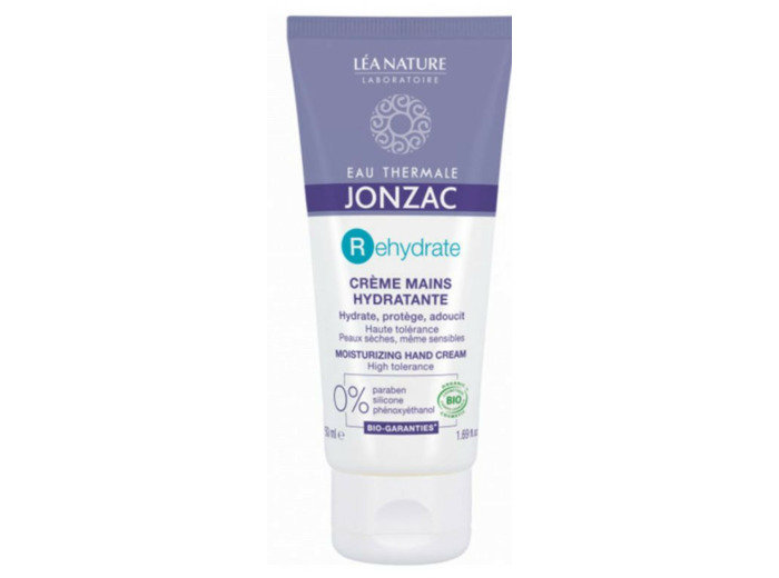 Creme Mains Ultra Hydratante Bio Rehydrate Peaux Seches 50ml Eau thermale Jonzac