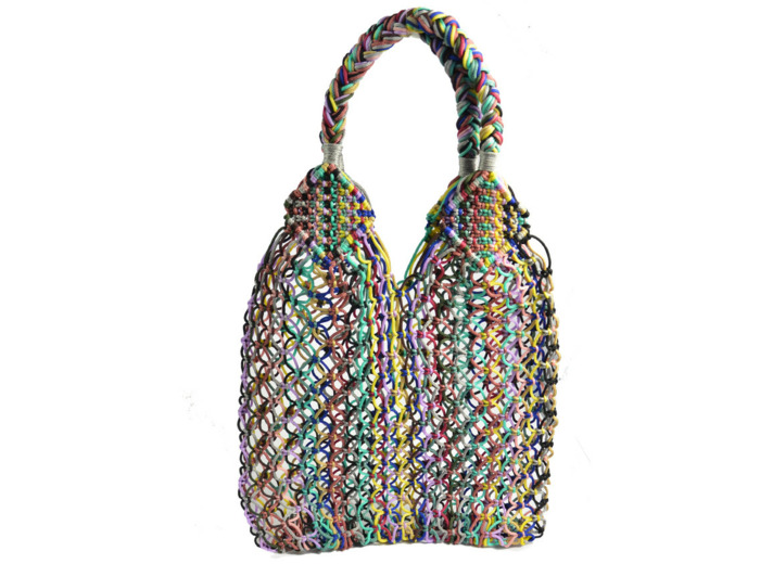 LP.19 Filet A Provisions Tote bag Nœud Gris
