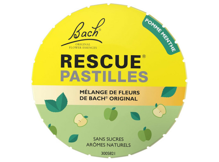BACH RESCUE PASTILLES POMME MENTHE