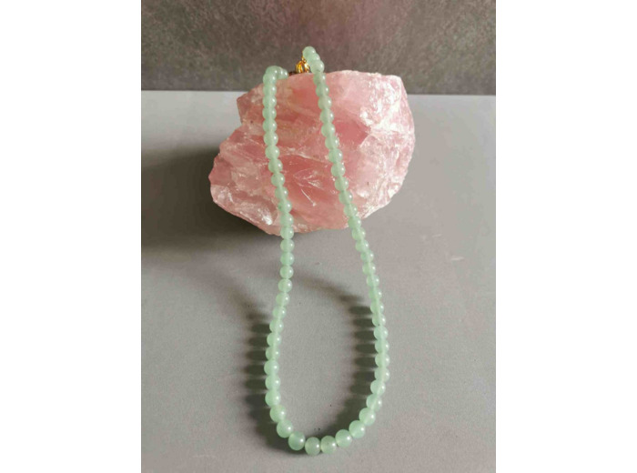 Collier aventurine verte 40cm