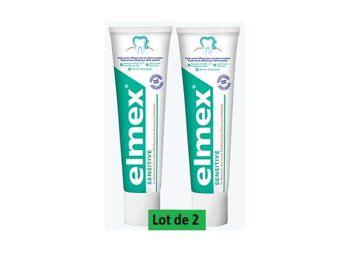 ELMEX DENT SENS LOT2 75ML