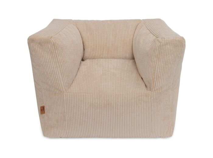 Fauteuil pouf Corduroy Beige