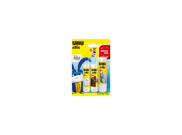 Bâtons de colle stic "PETS", 2x 8,2 g + 1x 21 g