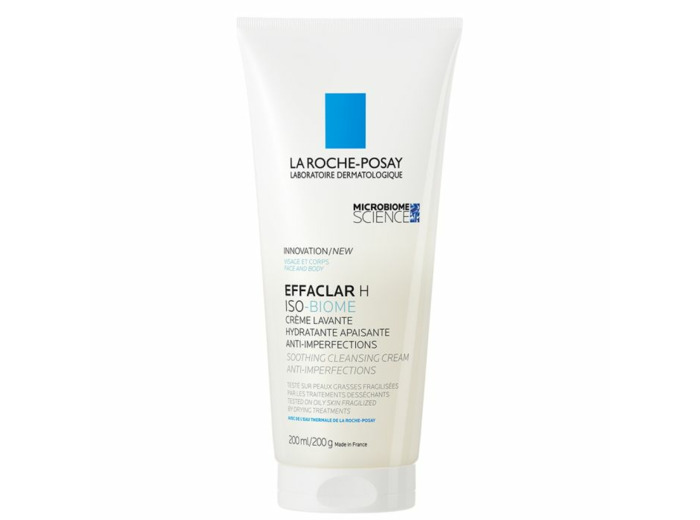Crème lavante apaisante anti-imperfections 200 ml Iso-biome La Roche-Posay