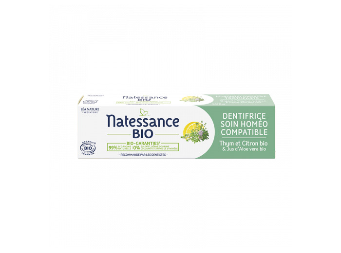 Dentifrice soin homeo compatible 75ml Natessance