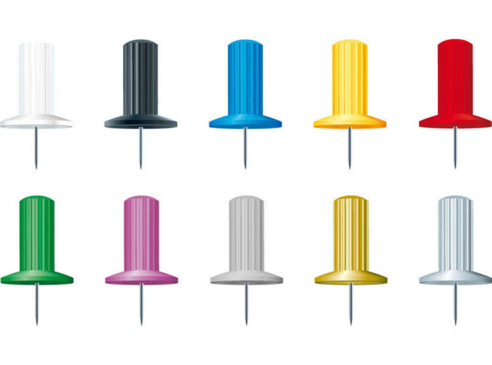 Epingles "Papic" - Couleurs assorties