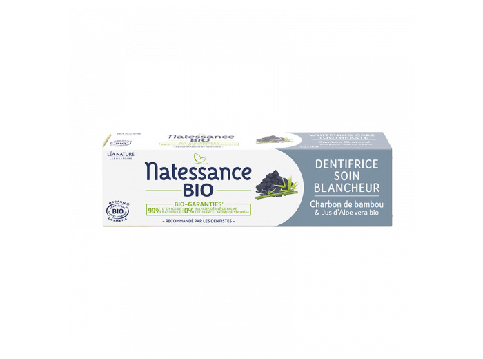 Dentifrice soin blancheur bio 75ml Natessance