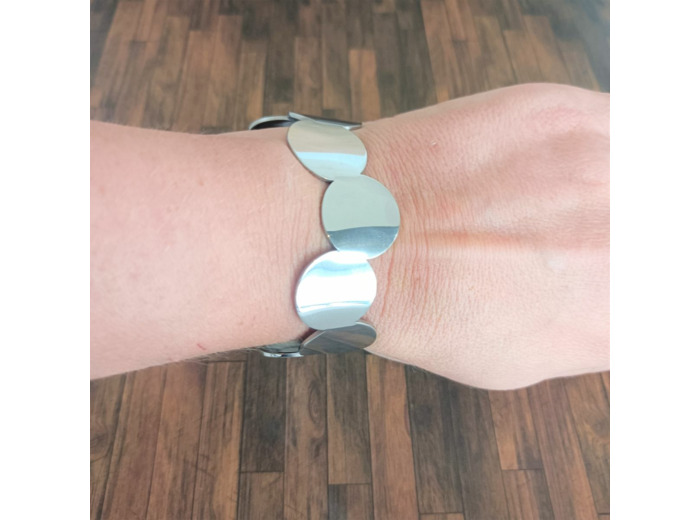 Bracelet ronds en acier inoxydable