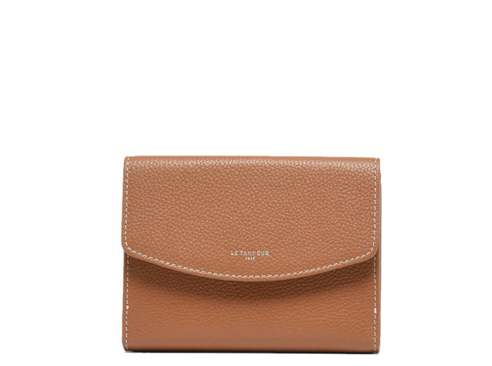 Le Tanneur Sophie Grand Portefeuille En Cuir Tan